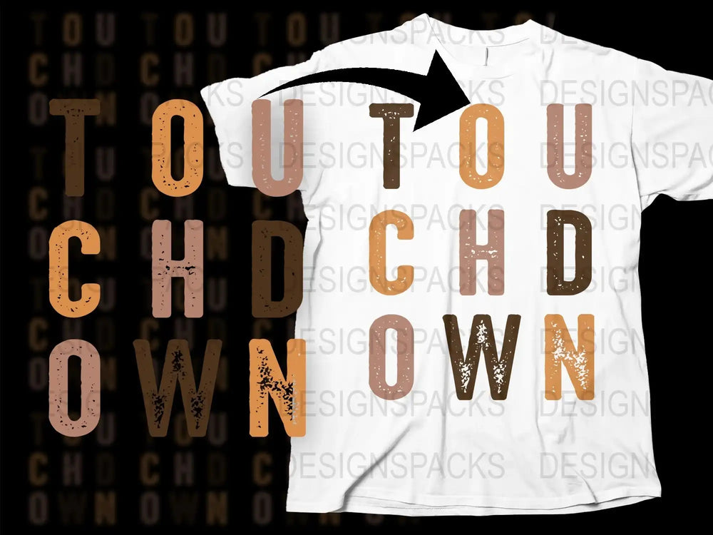 Urban Style 'Tou Tou Chd Chd Own' Print T-Shirt, Fashionable Graphic Tee for All Ages