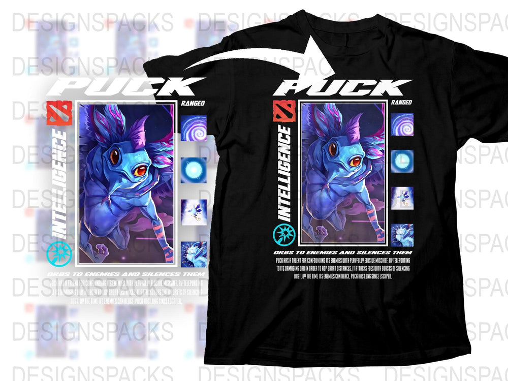 Men's Graphic Tee, Cyber Rabbit Print, Cool Anime T-Shirt, Futuristic Animal Design, Dark Casual Wear