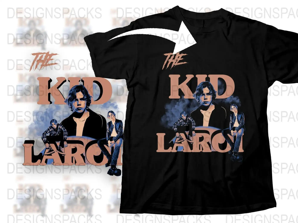 The Kid Laroi Inspired Graphic T-Shirt, Vintage Band Tee, Music Fan Apparel, Unisex Black Cotton Shirt