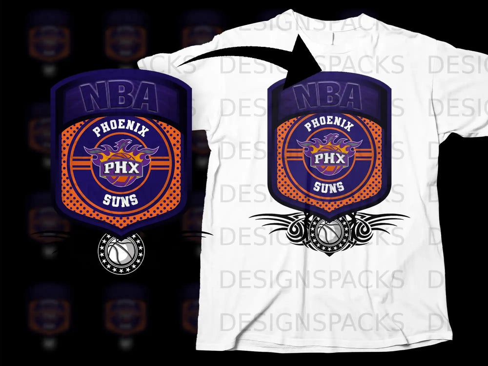 NBA Phoenix Suns PHX Logo Graphic Shirt