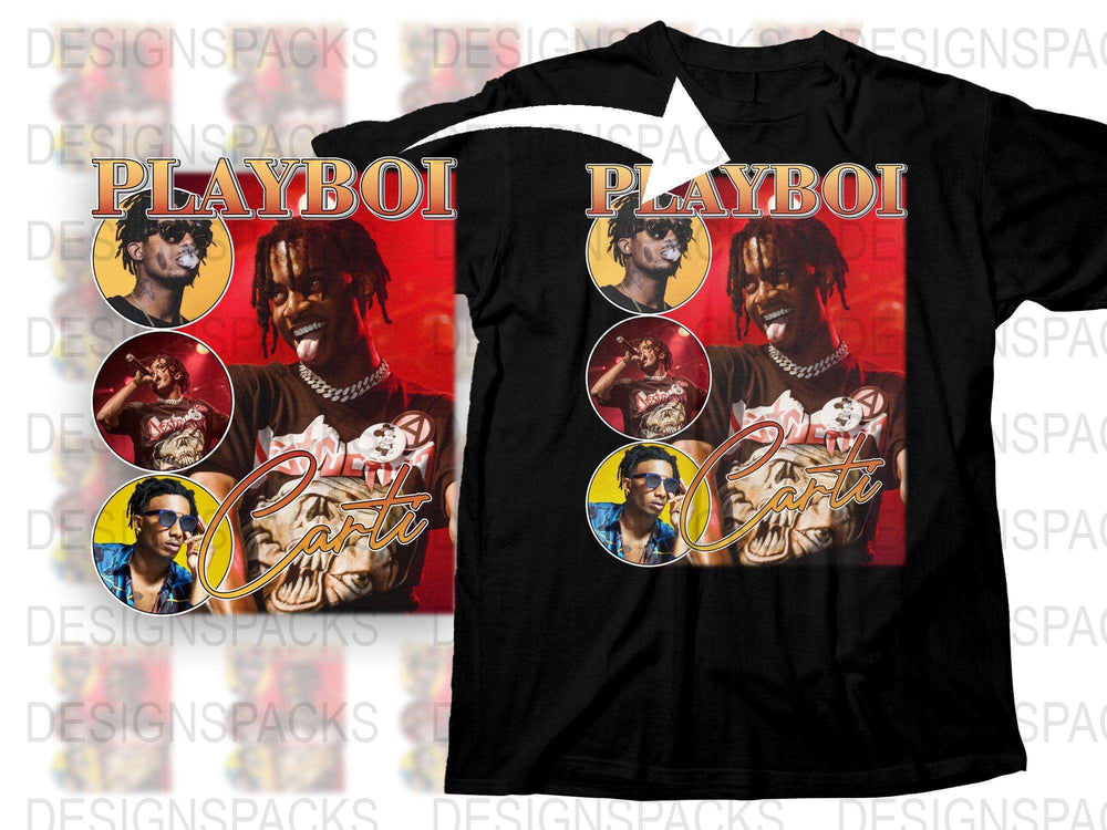 Playboi Carti T-Shirt, Hip Hop Tee, Graphic Music Shirt, Rap Merch, Vintage Style, Fan Apparel Gift