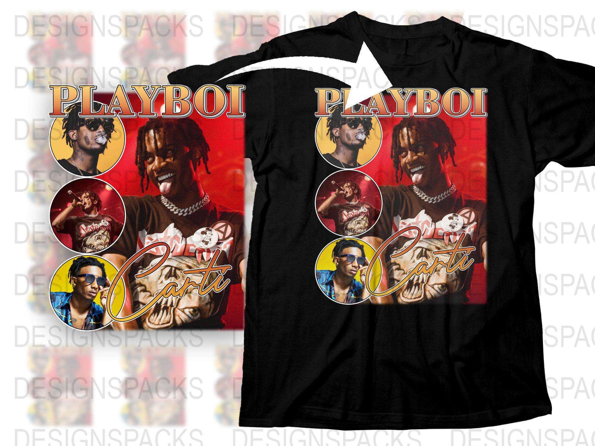 Playboi Carti T-Shirt, Hip Hop Tee, Graphic Music Shirt, Rap Merch, Vintage Style, Fan Apparel Gift