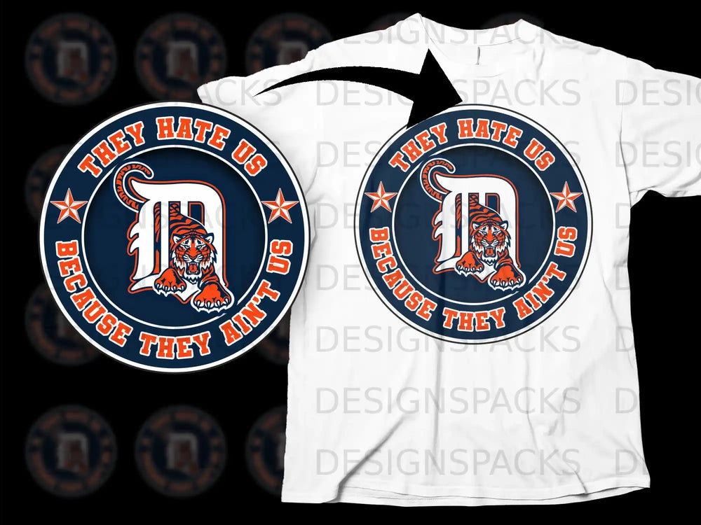 They Hate Us Because They Ain't Us Graphic Tee