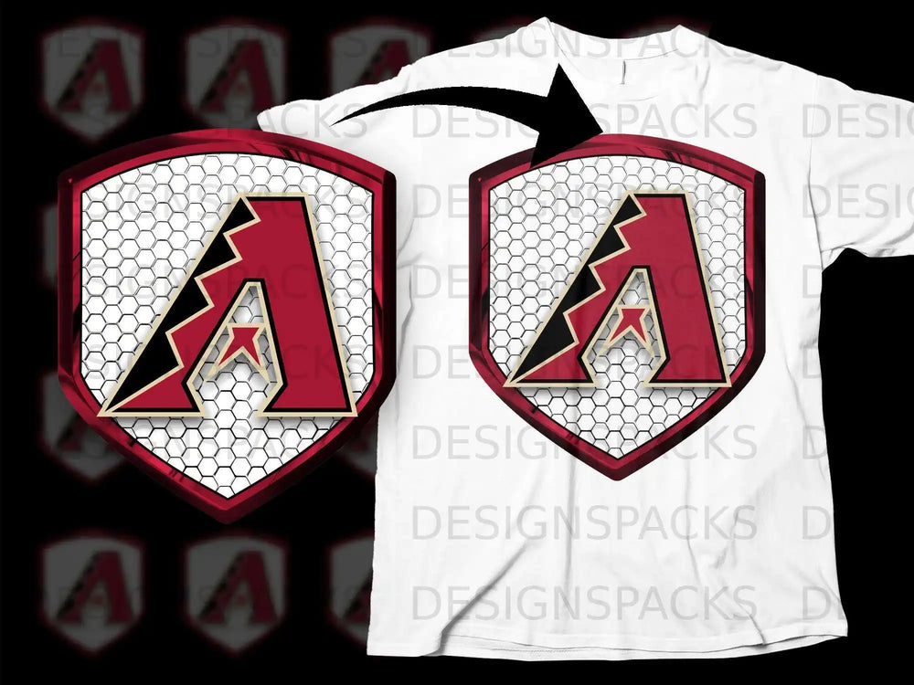 Arizona Themed Graphic White Short-Sleeve Shirt Product