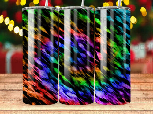 Rainbow Striped Abstract Colorful Tumbler product type