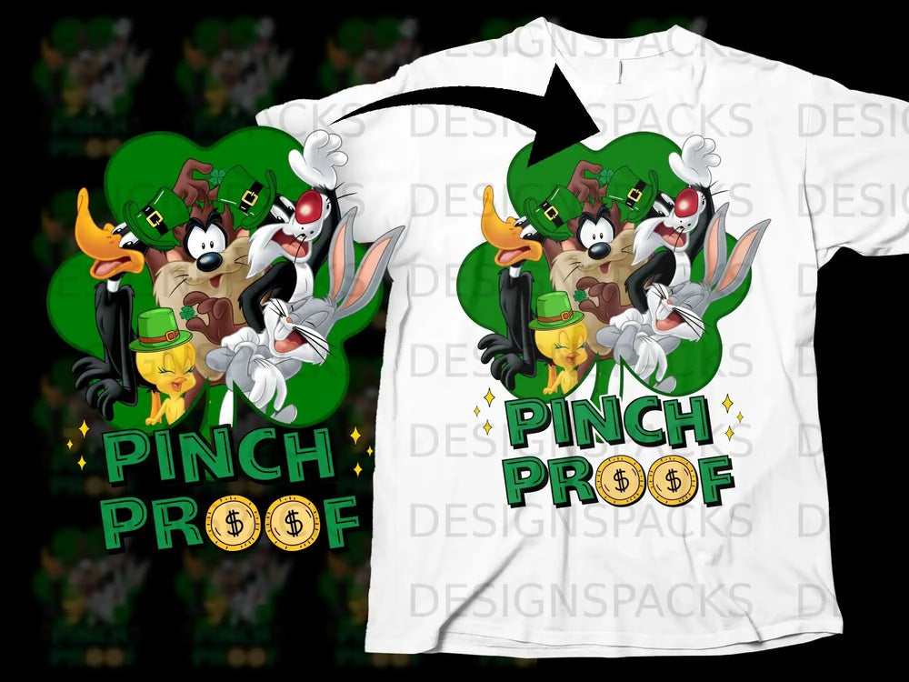 Looney Tunes Daffy Taz Bugs Sylvester Tweety Pinch Proof product type