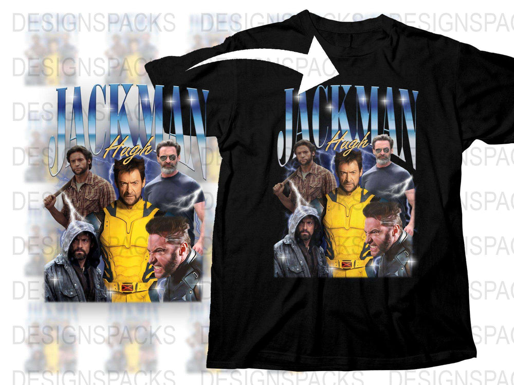 Vintage Action Movie Graphic Tee, Retro Film Character Collage Shirt, Unisex Fashion T-Shirt