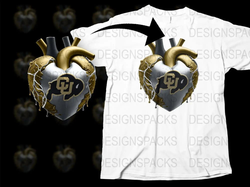 Steampunk Heart T-Shirt, Mechanical Heart Design, Vintage Style Tee, Unique Graphic Shirt, Full Heart Print, Cool Casual Wear