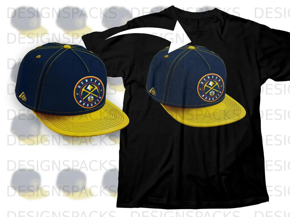 Denver Nuggets Hat and T-Shirt Combo Pack
