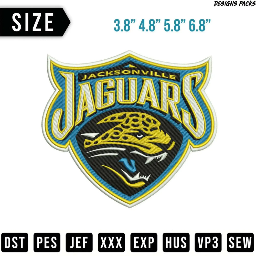 Jacksonville Jaguars logo with size and file format options.