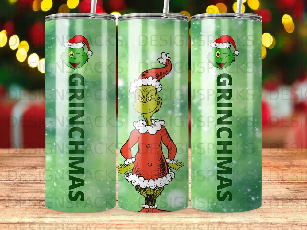 Grinch Character Grinchmas Green Holiday Tumbler product type