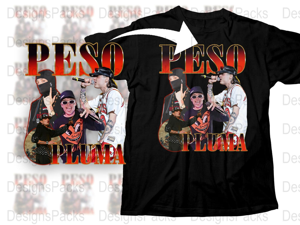 Peso Peso Graphic T-Shirt, Hip Hop Artist Concert Tee, Black Cotton Shirt, Music Fan Apparel, Unisex Clothing
