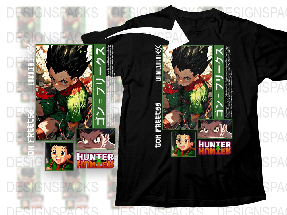 Hunter x Hunter Gon Freecss Anime T-Shirt, Unisex Graphic Tee, Manga Inspired Clothing, Cool Fan Gift