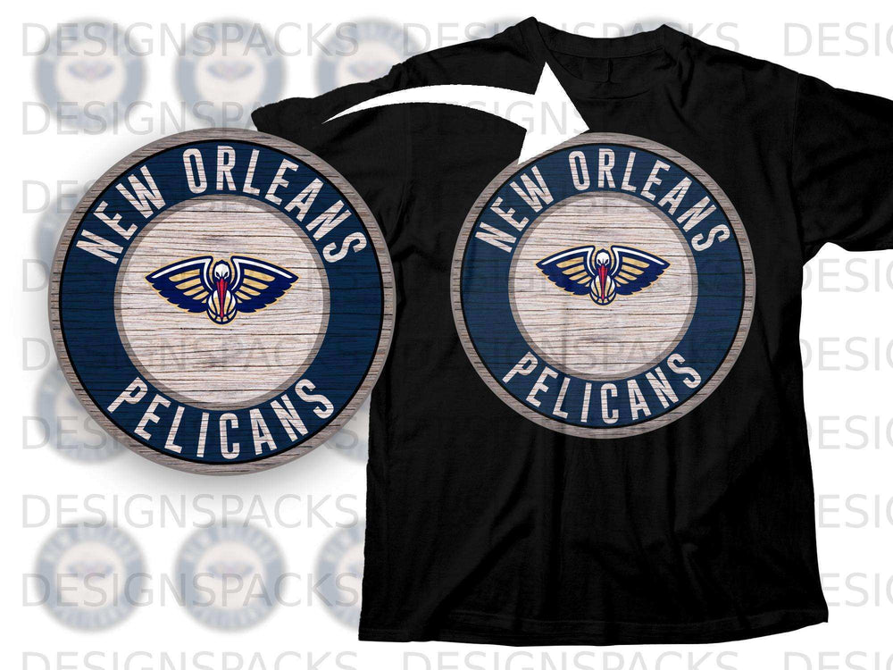 New Orleans Pelicans Vintage Logo T-Shirt