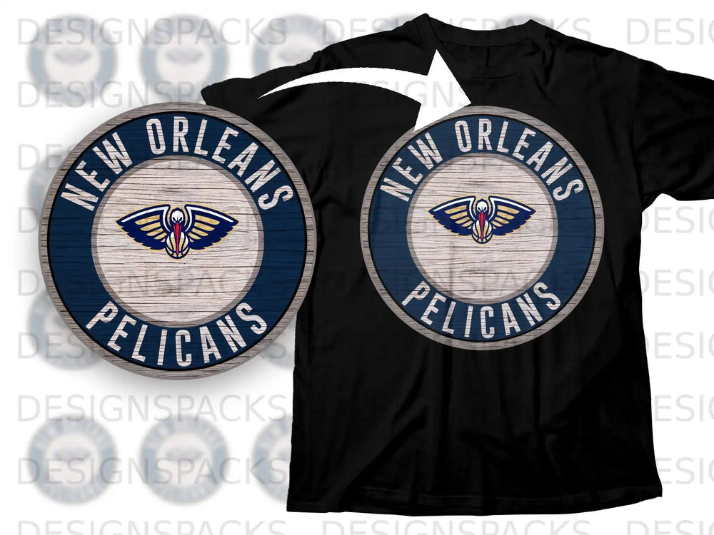 New Orleans Pelicans Vintage Logo T-Shirt