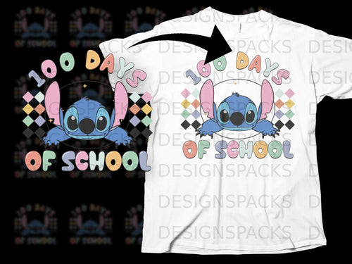 Stitch character with 