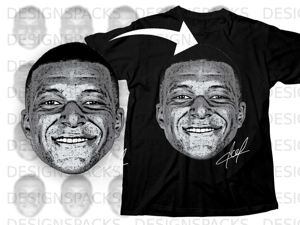 Smiling Face with Signature Graphic T-shirt