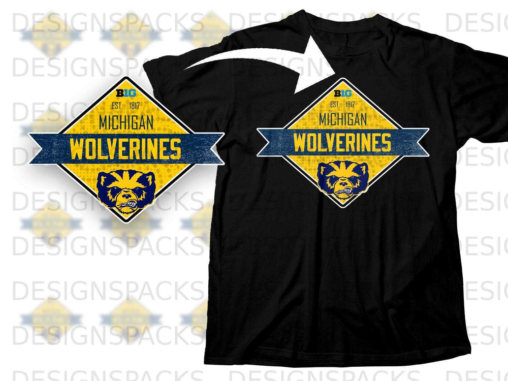 Michigan Wolverines Big Est. 1817 T-Shirt