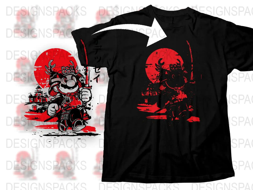 Retro Pop Art Bull T-Shirt, Bold Red and Black Graphic Tee, Unisex Urban Style Shirt with Unique Design for All Ages