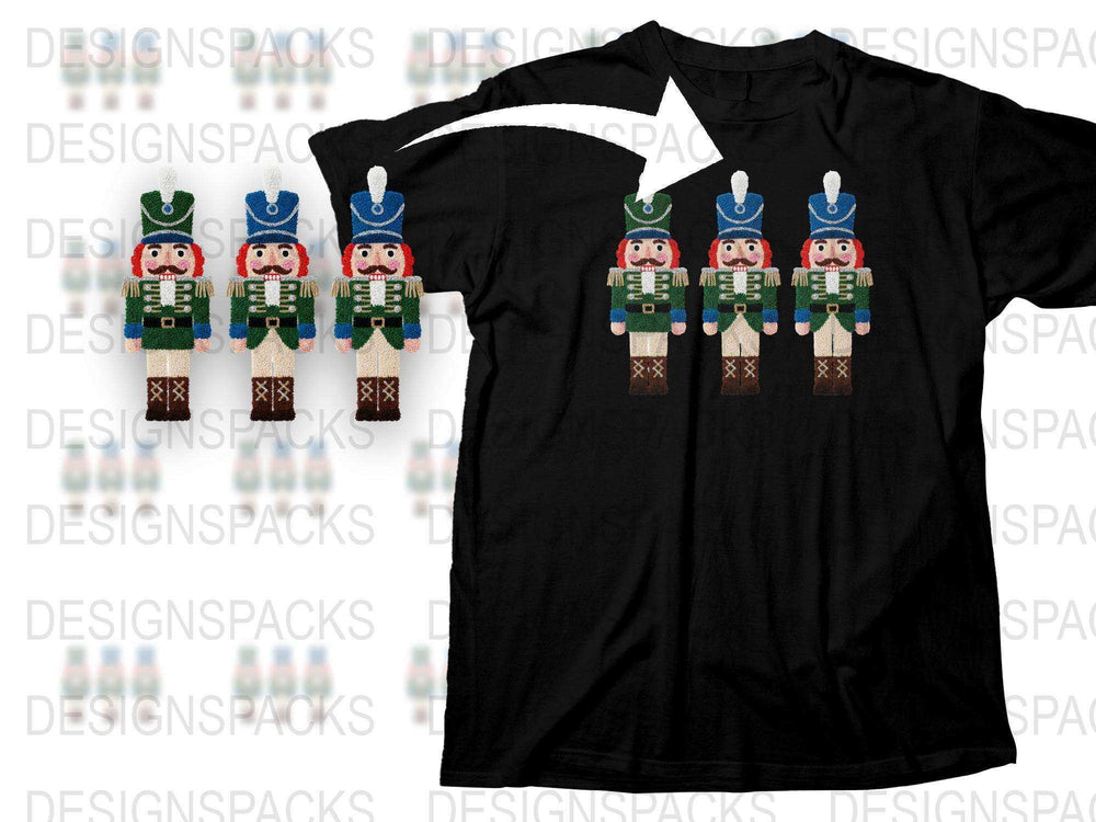 Nutcracker Soldier Graphic T-Shirt, Unisex Holiday Tee, Christmas Nutcracker Design, Festive Winter Apparel, Gift Idea