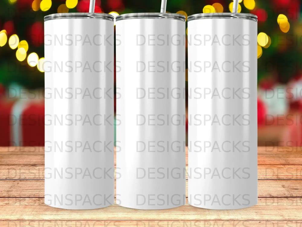 White Straight Blank Tumblers Holiday product type