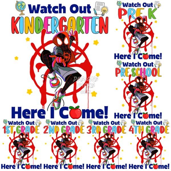 7 Back To School Movie Kids Designs Bundle Png