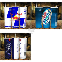 Load image into Gallery viewer, 7 Beverages Dad Version Tumbler Wrap Bundle Jpg
