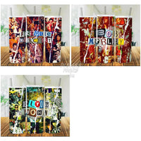 Load image into Gallery viewer, 7 Music Legends Scrapbook Tumbler Wrap Bundle Jpg
