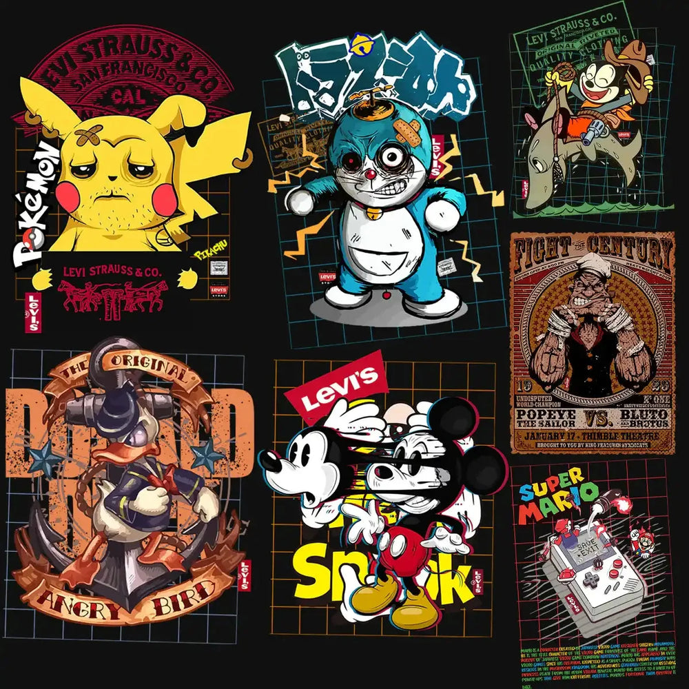 7 Streetwear Brand Luxury Designs Bundle PNG + PSD