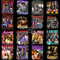 Load image into Gallery viewer, 70 Music Stars Bootleg Mix Designs Bundle Png
