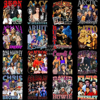 Load image into Gallery viewer, 70 Music Stars Bootleg Mix Designs Bundle Png
