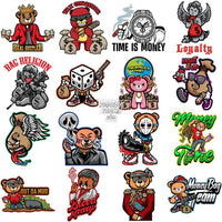 Load image into Gallery viewer, 70 Streetwear Mixed Designs Bundle Png
