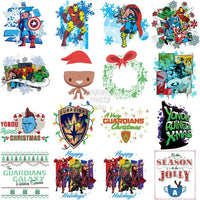 Load image into Gallery viewer, 70 Superheroes Christmas Cartoon Designs Bundle Png

