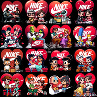 Load image into Gallery viewer, 70 Valentine’s Day Cartoon Couples Designs Bundle Png

