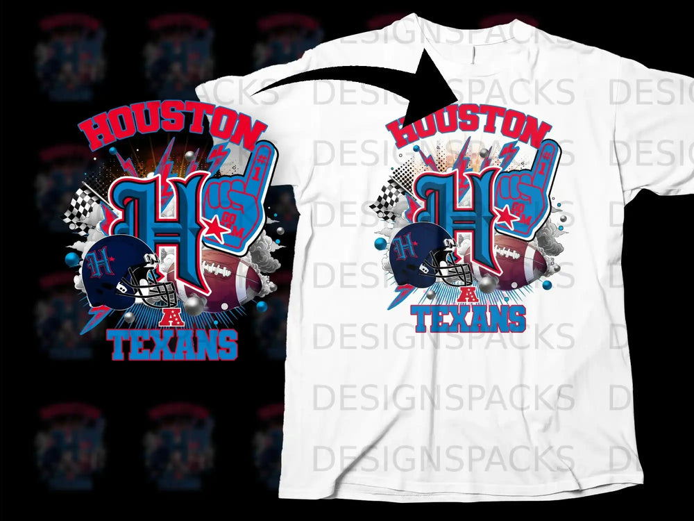 Houston Texans Football Team Graphic T-Shirt