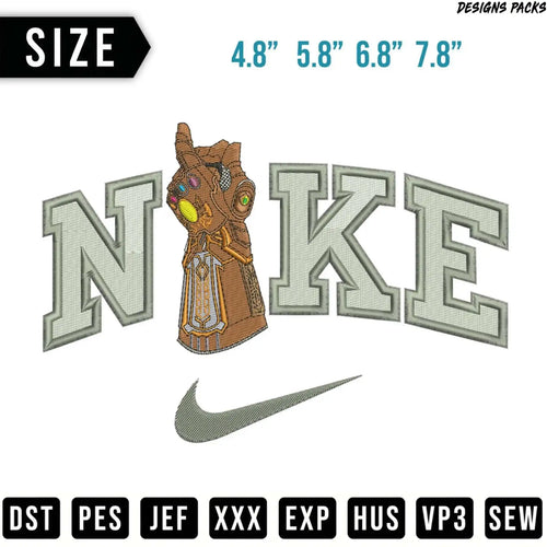 Nike logo with Infinity Gauntlet, available in multiple sizes and file formats.