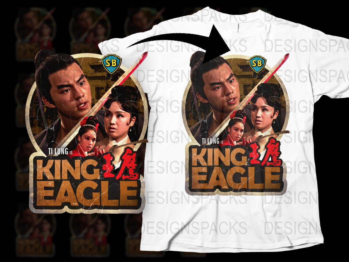Vintage King Eagle Movie T-Shirt, Classic Martial Arts Film Tee, Unisex Graphic Shirt