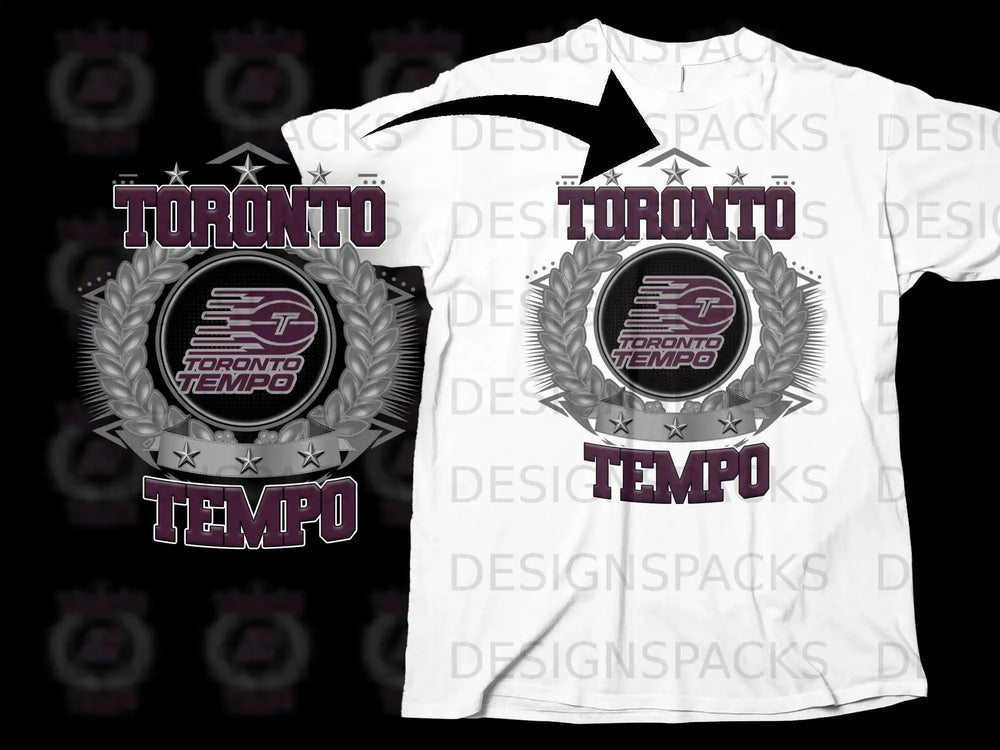 Toronto Tempo Design T-Shirt for Casual Wear