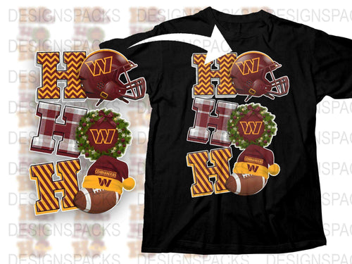 Football Team Spirit T-Shirt, Maroon and Yellow Helmet and Monogram Design, Sport Fan Apparel, Custom School Colors Tee