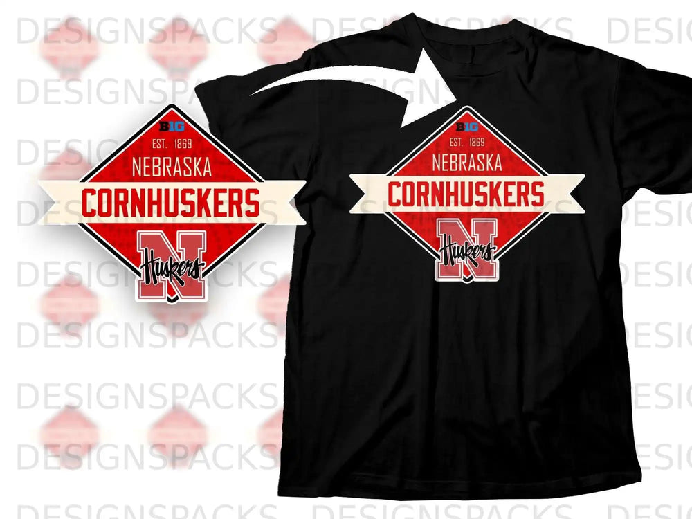 Nebraska Cornhuskers Huskers Big Red T-Shirt