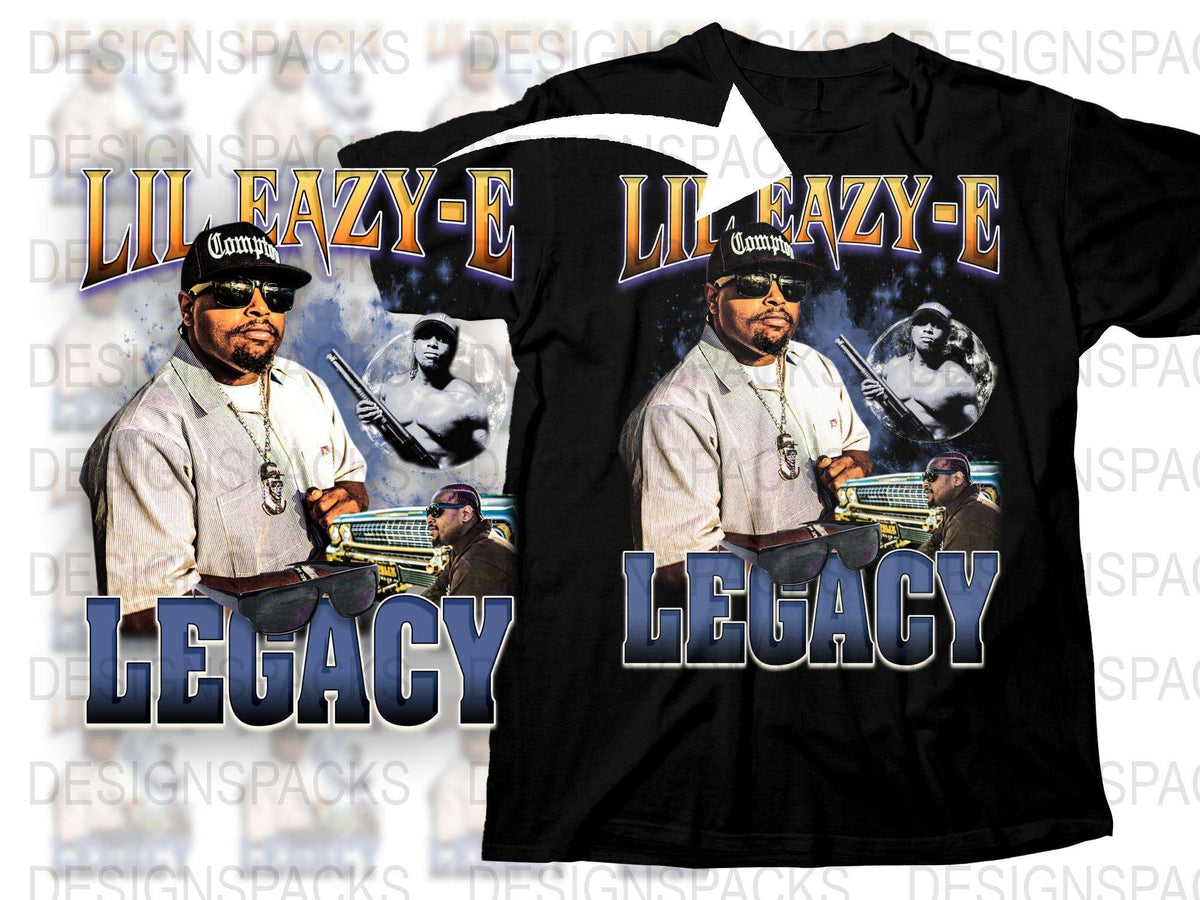 Lil Eazy-E Legacy Graphic T-Shirt, Vintage Hip Hop Tee, Rap Music Fan Apparel, Retro Style Concert Shirt