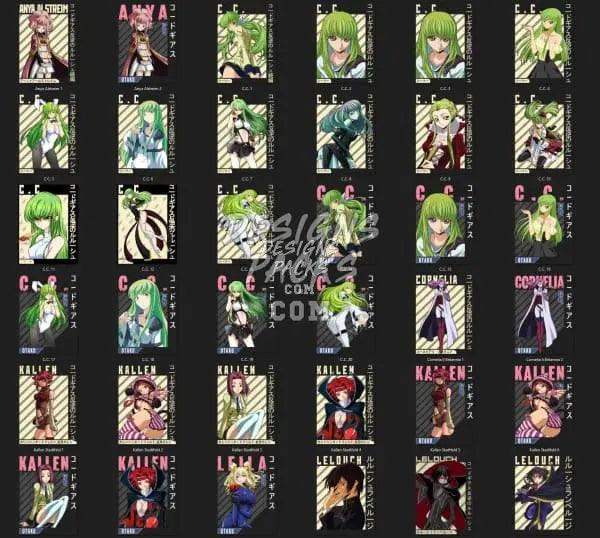 71 Anime Anime Designs Bundle PNG designspacks