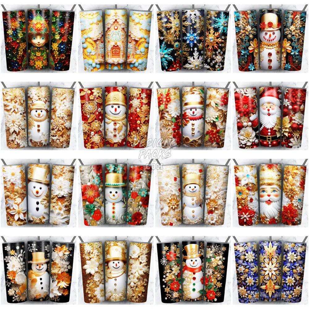 71 Christmas Gems Tumbler Wrap Bundle Jpg