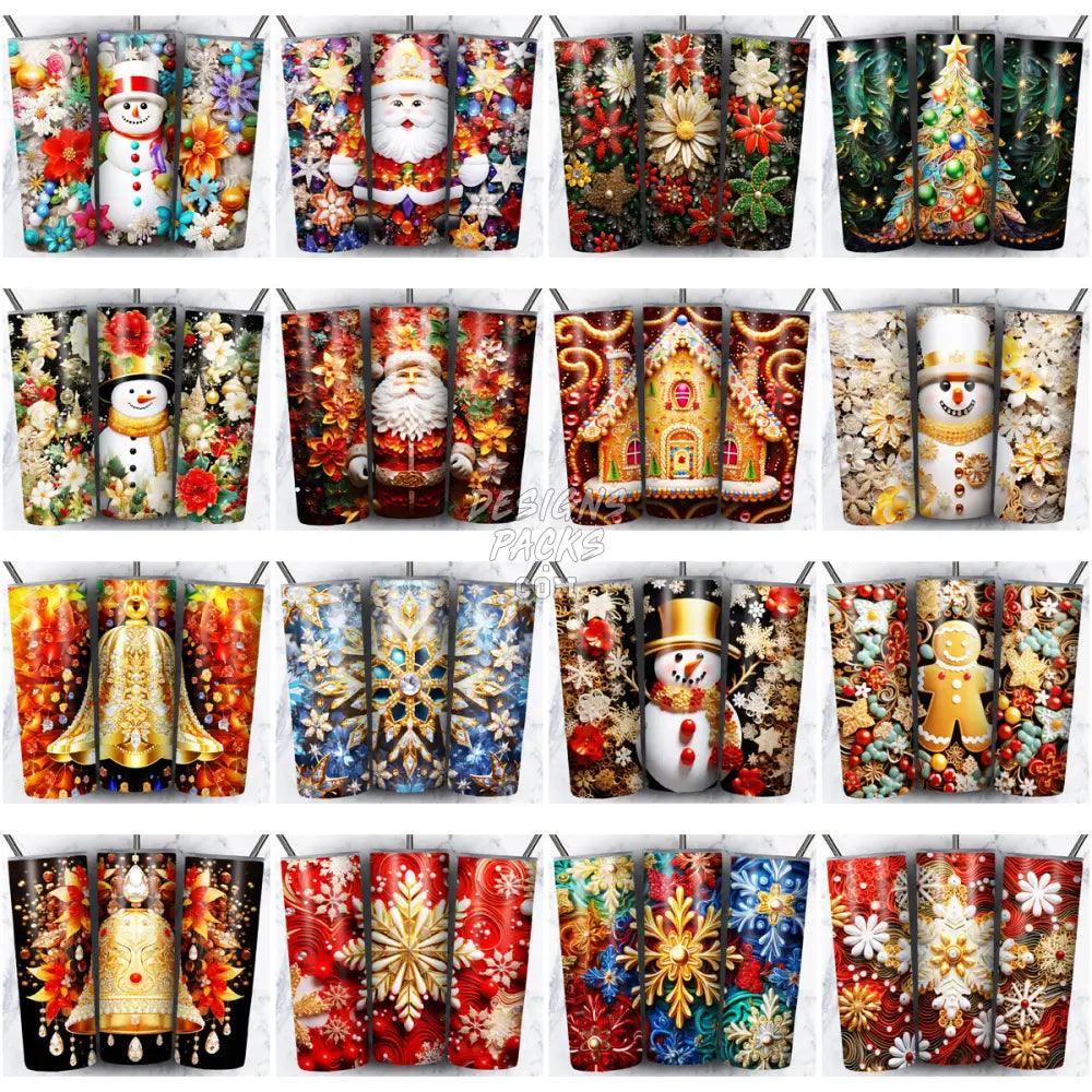 71 Christmas Gems Tumbler Wrap Bundle Jpg