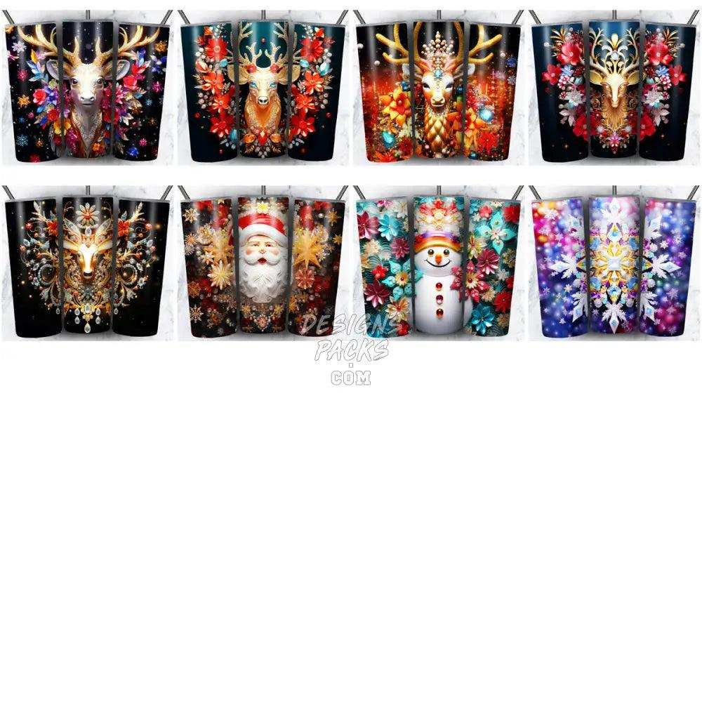 71 Christmas Gems Tumbler Wrap Bundle Jpg