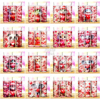 Load image into Gallery viewer, 71 Valentine 3D Pink Animal Tumbler Wrap Bundle Jpg
