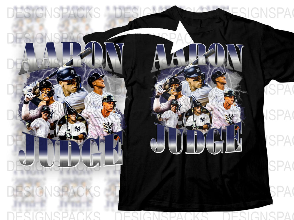 Aaron Judge Yankees Collage T-Shirt, Baseball Player Graphic Tee, Sports Fan Apparel, Gift for Baseball Lovers