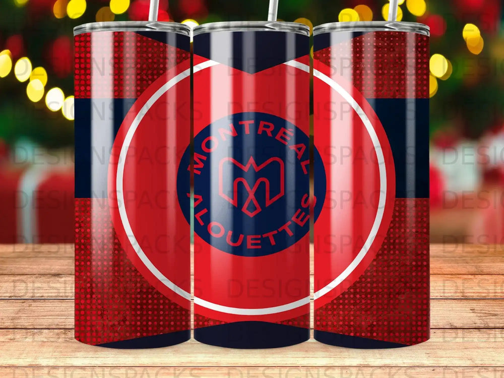 Montreal Alouettes Red Blue Design Tumbler product type