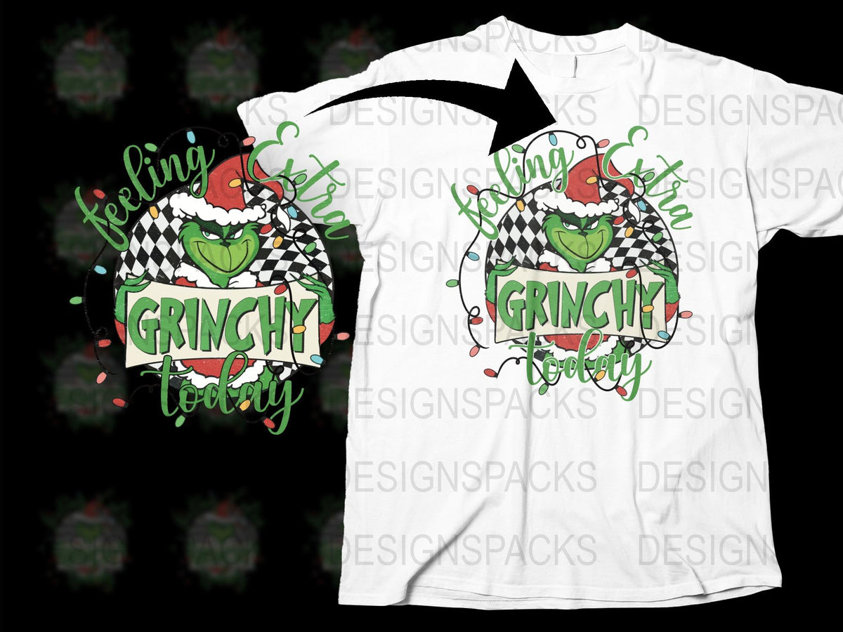 Christmas Grinch T-shirt, Funny Holiday Tee, Festive Winter Apparel, Green Monster Design, Unisex