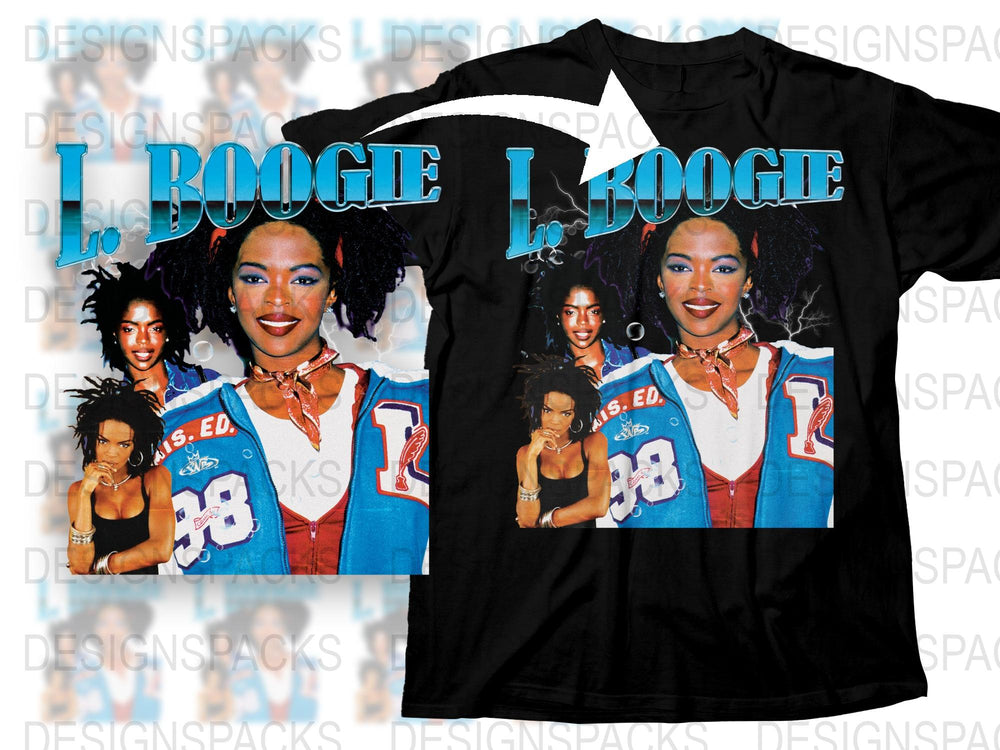 Vintage I Boogie L Boogie Graphic T-Shirt, Retro 90s Hip Hop Style, Unisex Fashion Tee, Iconic Music, Casual Clothing